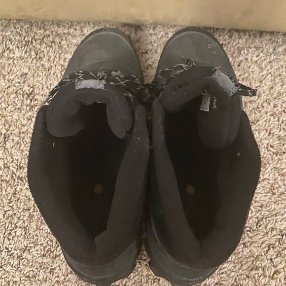 GUC Merrell Men All Black Waterproof 200 Gram Warm Winter Boots Size 11 - Picture 6 of 13